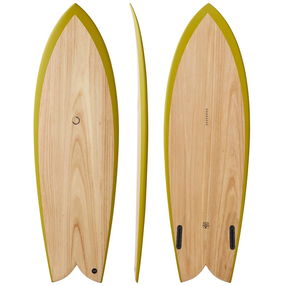 WOOD SKIN サーフボード フィッシュ II パフォーマンス Amazon | nanazero WOOD SKIN サーフボード フィッシュ II 5'8